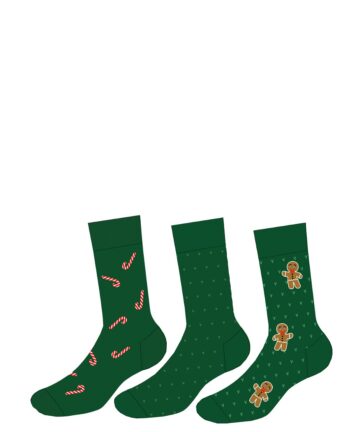 Skarpety Cornette Premium Świąteczne A57 A'3 39-47 zielony WYPRZEDAŻ