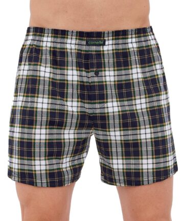 Bokserki męskie Cornette Comfort 008/296 grafitowe bawełna WYPRZEDAŻ