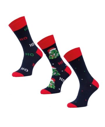 Skarpety Cornette Premium Świąteczne A62 A'3 39-47 granatowy WYPRZEDAŻ