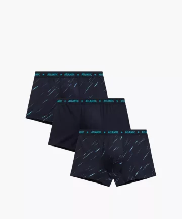 3-PACK Bokserki męskie Atlantic 3MH-224-GRANATOWY