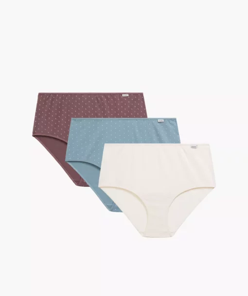 3-PACK Figi damskie Atlantic Maxi 3LP-223-ROSJ/ECR/SZG bawełniane WYPRZEDAŻ - obrazek 7