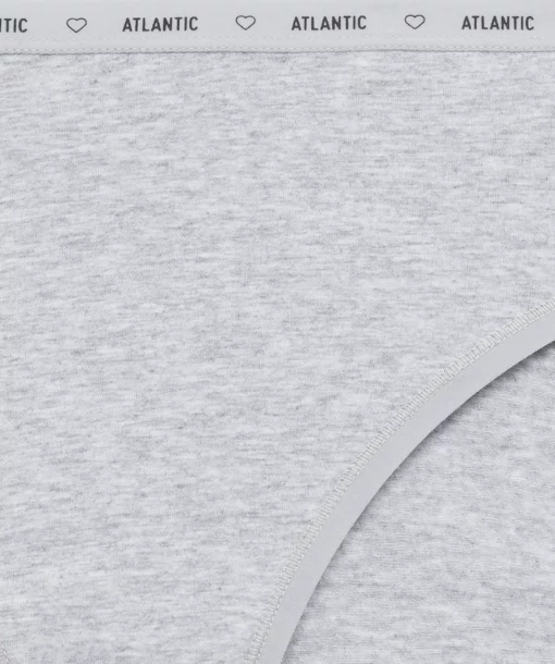 3-PACK Figi damskie Atlantic sport High Leg 3CLP-010-BIA/SZMJ/ROZJ WYPRZEDAŻ - obrazek 4