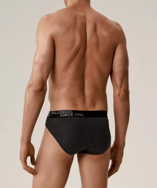 3-PACK Slipy męskie Atlantic sport 3MP-209-SZMC/CEMC/BRM - obrazek 3