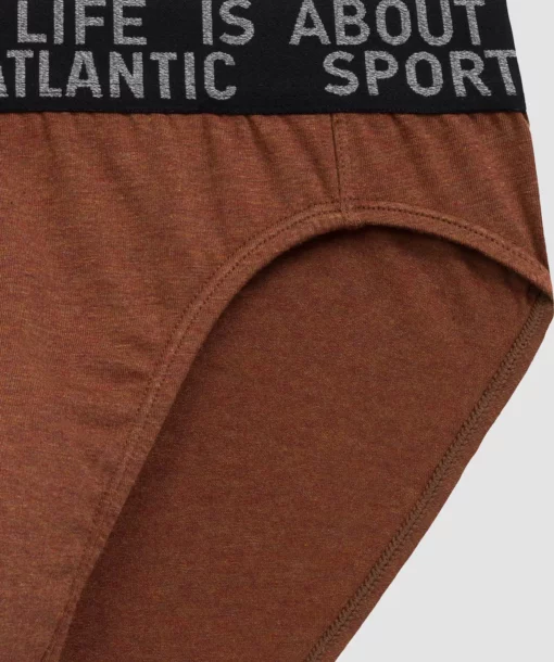 3-PACK Slipy męskie Atlantic sport 3MP-209-SZMC/CEMC/BRM - obrazek 6