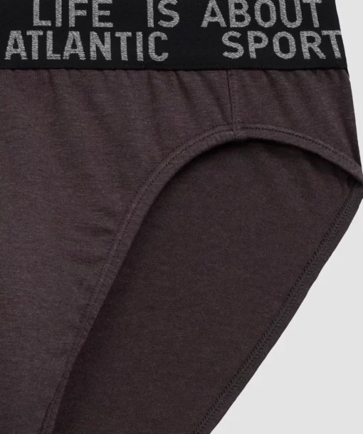 3-PACK Slipy męskie Atlantic sport 3MP-209-SZMC/CEMC/BRM - obrazek 7