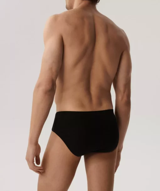 3-PACK Slipy męskie Atlantic bawełniane 3BMP-006-czarny WYPRZEDAŻ - obrazek 3