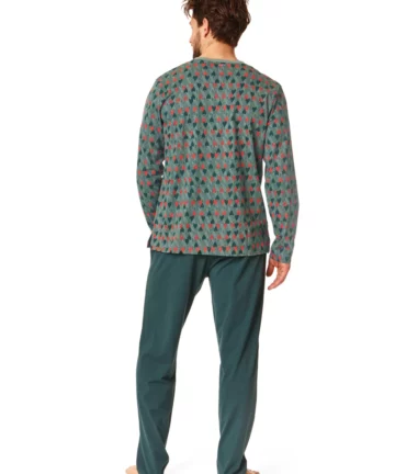 Alternative view of Piżama męska KEY bawełniana MNS-916 B22 zielony