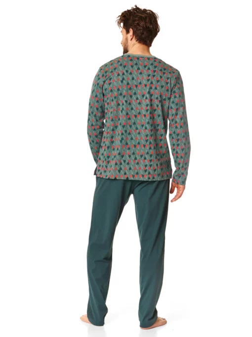 Piżama męska KEY bawełniana MNS-916 B22 zielony - obrazek 2