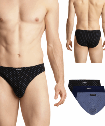 3-PACK Slipy męskie Atlantic sport 3MP-100/02-CZA/NIEC/NIE WYPRZEDAŻ