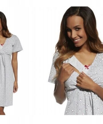 Koszula dla Mam karmiących Cornette 693/117 White Bear WYPRZEDAŻ