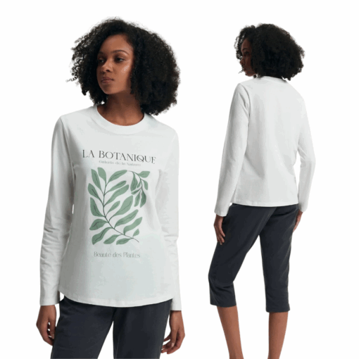 Piżama damska Henderson Ladies bawełniana 43686 Danna cream - obrazek 4