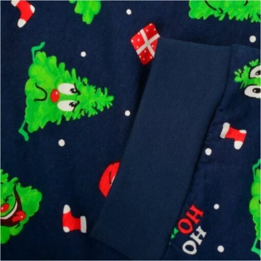 Piżama męska Cornette 115/283 Christmas Tree granatowy WYPRZEDAŻ - obrazek 3