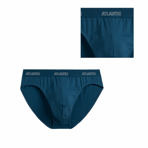 Slipy męskie Atlantic mikromodal MP-1577-denim WYPRZEDAŻ - obrazek 4