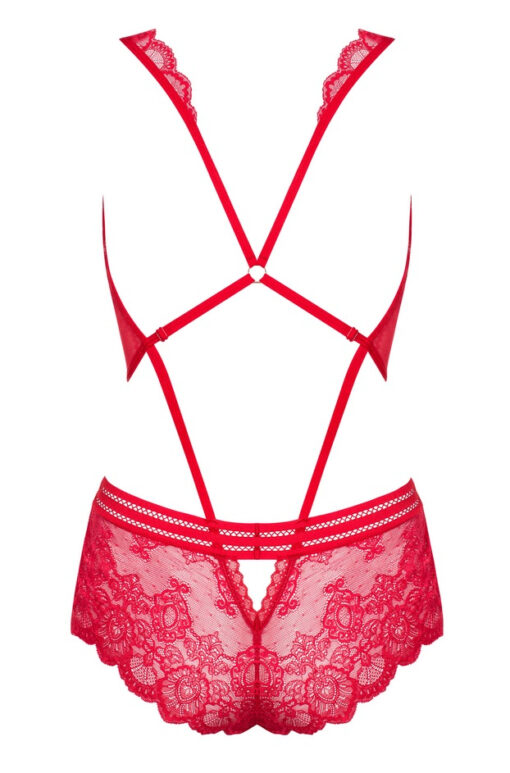 BODY OBSESSIVE 853-TED-3 czerwony - obrazek 3