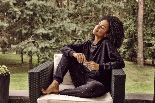 Piżama damska CORNETTE PD-460/298 CORA czarny WYPRZEDAŻ - obrazek 5