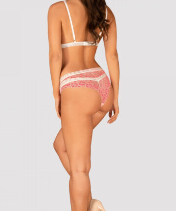 Alternative view of KOMPLET OBSESSIVE BLOOMYS 2-CZĘŚCIOWY różowy