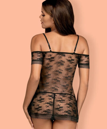 Alternative view of KOMPLET OBSESSIVE JENNIFAIRY BABYDOLL czarny