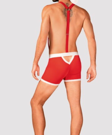 Alternative view of KOMPLET OBSESSIVE MR CLAUS czerwony