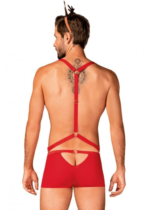 KOMPLET OBSESSIVE MR REINDY czerwony - obrazek 2