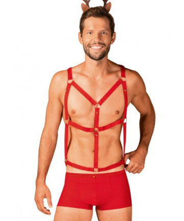 KOMPLET OBSESSIVE MR REINDY czerwony