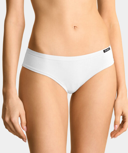 3-PACK Figi damskie Atlantic Mini Back bawełniane 3BLP-586-białe WYPRZEDAŻ - obrazek 2