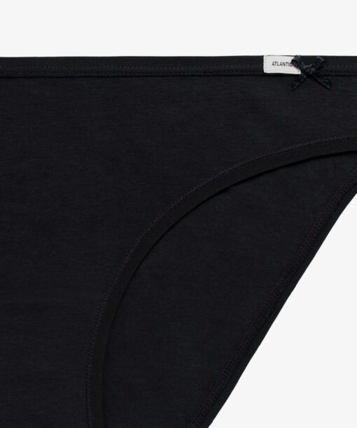 3-PACK Figi damskie Atlantic Bikini 3CLP-001-CZA/BIA/SZMJ WYPRZEDAŻ - obrazek 4