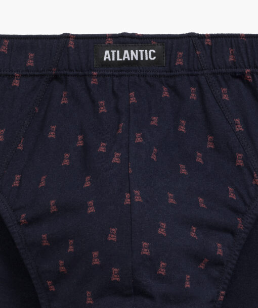 Slipy męskie Atlantic Classic 3MP-183-GRA/WIN/GRA, 3-pak WYPRZEDAŻ - obrazek 7