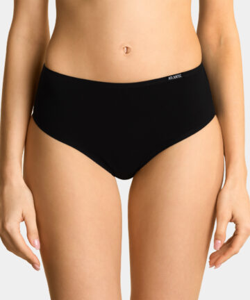 Alternative view of 3-PACK Figi damskie Atlantic Classic bawełniane 3BLP-603 czarne WYPRZEDAŻ