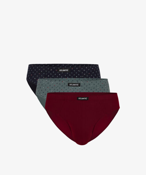 3-PACK Slipy męskie Atlantic sport 3MP-100/01-GRA/WIN/SZG WYPRZEDAŻ - obrazek 7