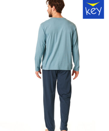Alternative view of Piżama męska KEY bawełniana MNS-861 B23 morski