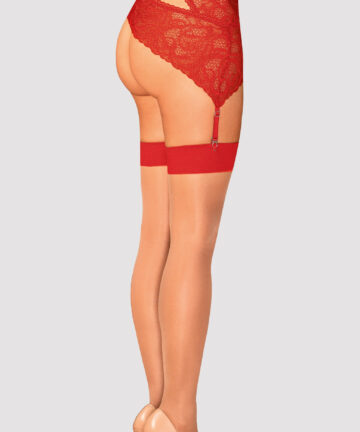 POŃCZOCHY OBSESSIVE S814 czerwony