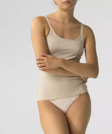 Podkoszulek damski CLV-001-BEŻOWY JASNY WYPRZEDAŻ