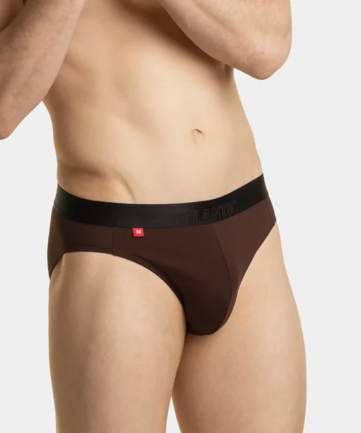 Slipy męskie sport MP-1573-CZEKOLADOWY WYPRZEDAŻ - obrazek 2