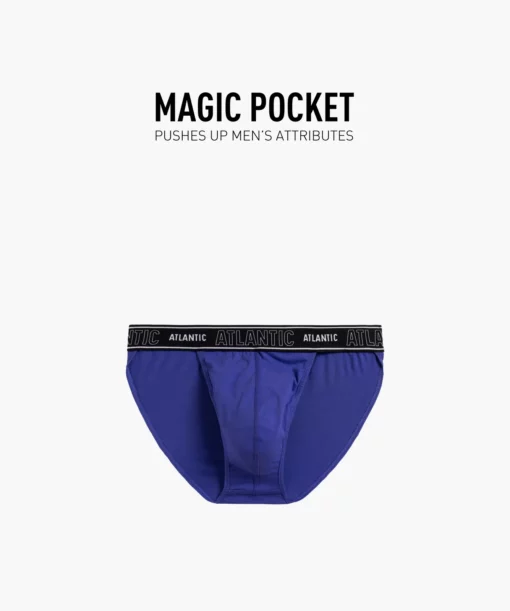 Slipy męskie tanga Magic Pocket MP-1579-FIOLETOWY WYPRZEDAŻ - obrazek 4