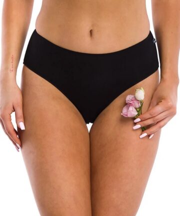 Alternative view of 2-PACK Figi damskie KEY LPC-001 bawełniane czarne WYPRZEDAŻ