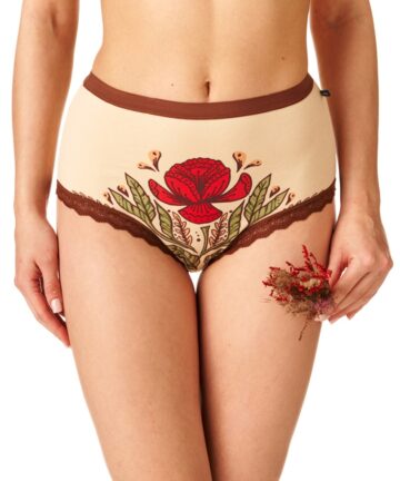 Alternative view of 2-PACK Figi damskie KEY LPF-643 B22 mix kolorów bawełniane WYPRZEDAŻ