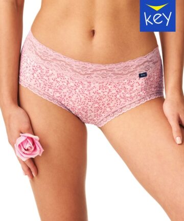 Alternative view of 2-PACK Figi damskie KEY LPC-640 B24 mix kolorów bawełniane WYPRZEDAŻ