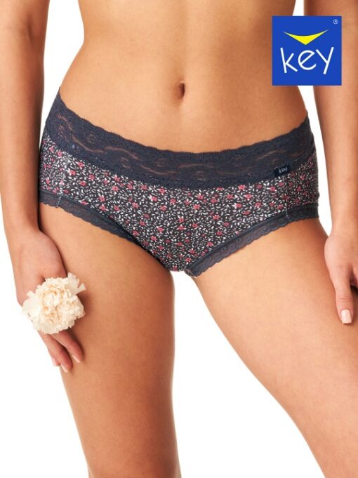 2-PACK Figi damskie KEY LPC-640 B24 mix kolorów bawełniane WYPRZEDAŻ - obrazek 4