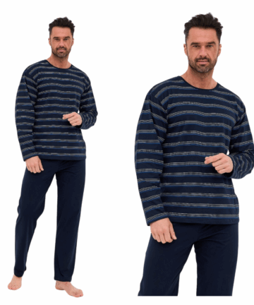 Piżama męska Cornette Various 138/55 długa granatowy