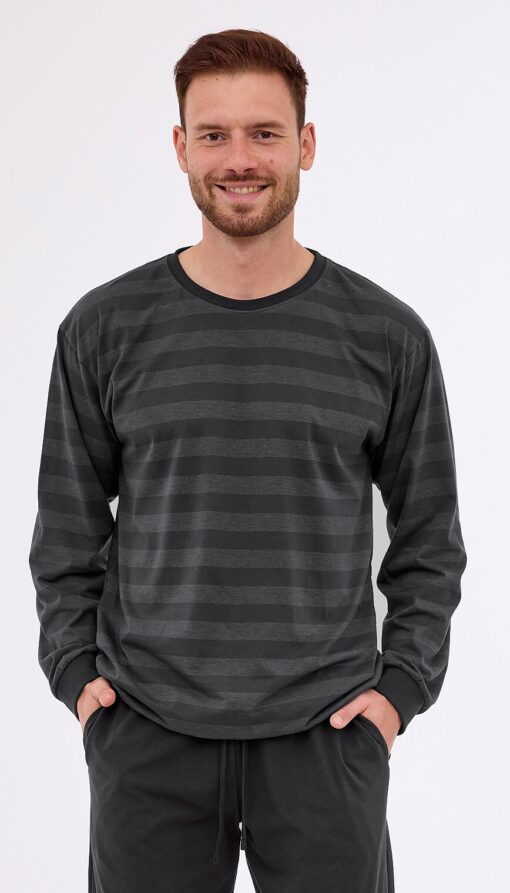 Piżama męska Cornette 117/280 Loose 15 grafitowy - obrazek 2