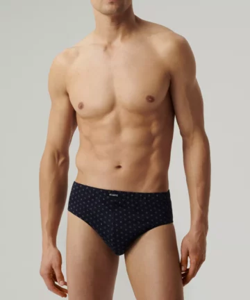 Alternative view of 3-PACK Slipy męskie Atlantic Classic 3MP-188-GRA/NIE/NIEC bawełniane