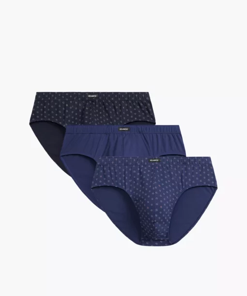 3-PACK Slipy męskie Atlantic Classic 3MP-188-GRA/NIE/NIEC bawełniane - obrazek 6