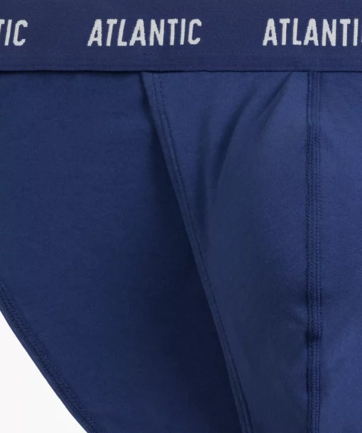 3-PACK Slipy męskie tanga 3MP-1576-GRA/NIEC/KHAJ WYPRZEDAŻ - obrazek 4