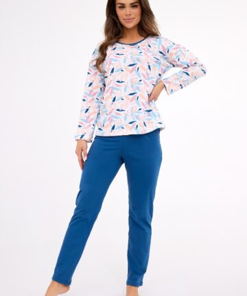 Alternative view of Piżama damska Cornette 392/451 Amelia różowa długa bawełna