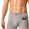 Bokserki męskie KEY MXH-868 B22 szare bawełniane WYPRZEDAŻ