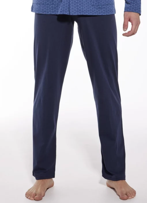 Piżama męska Cornette 114/66 bawełniana długa jeans - obrazek 5