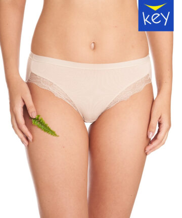 Alternative view of 2-PACK Figi damskie KEY LPC-141 beż WYPRZEDAŻ