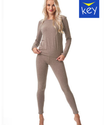 Alternative view of KOSZULKA KEY LVD-170 cappuccino WYPRZEDAŻ