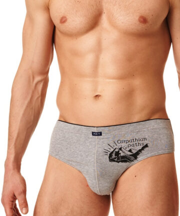 2-PACK Slipy męskie KEY MPP-868 B22 mix kolorów bawełniane WYPRZEDAŻ