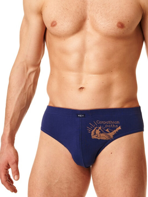 2-PACK Slipy męskie KEY MPP-868 B22 mix kolorów bawełniane WYPRZEDAŻ - obrazek 2